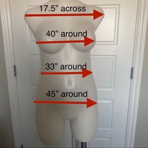 My mannequin’s dimensions